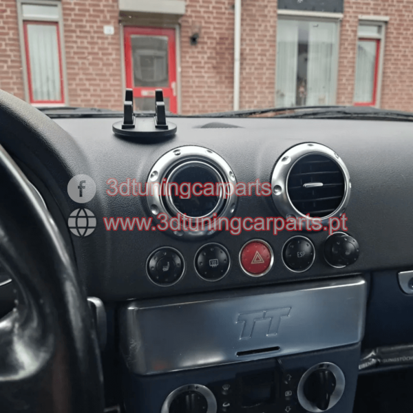 Audi_TTmk1_lateral-central_52mm_grelha5-1.png Suporte ventilação Apoio manometro Suporte manometro Grelha manometro Air Vent Gauge Pod Gauge holder Pod Support Pressure gauge mount Pressure gauge support Air Wind Aerator Gauge Stand Soporte manometro Detenteur du manometre Support Manometre
