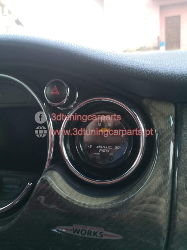 Suporte manómetro Mini Cooper R53 Ventilação lateral 52mm