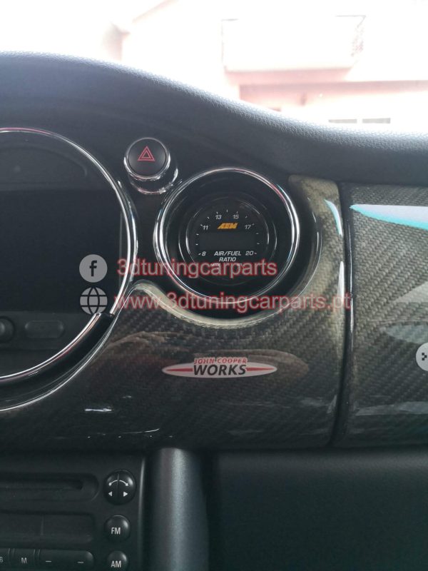 Suporte manómetro Mini Cooper R53 Ventilação lateral 52mm